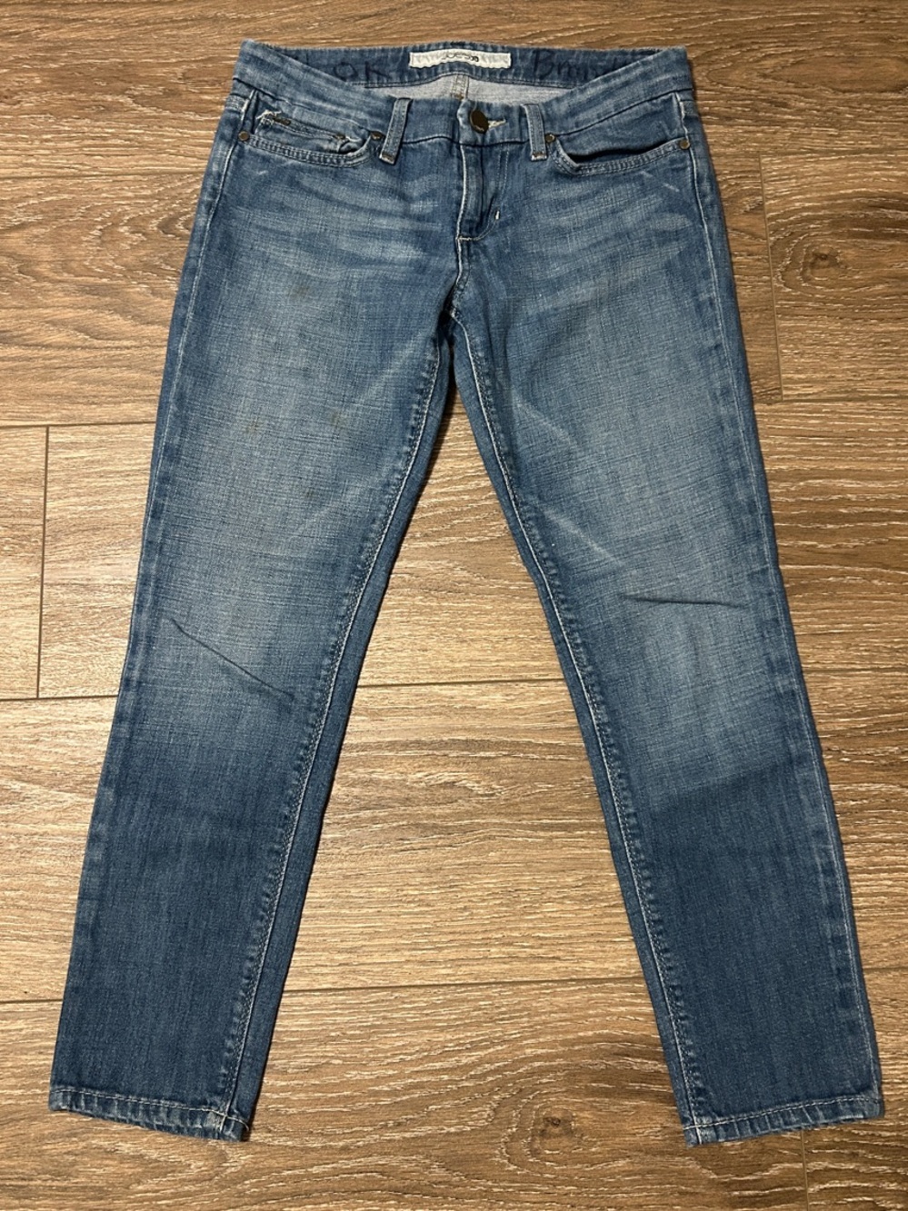 Joe's Jeans Women's Low Rise Skinny Jeans in Medium Blue Wash